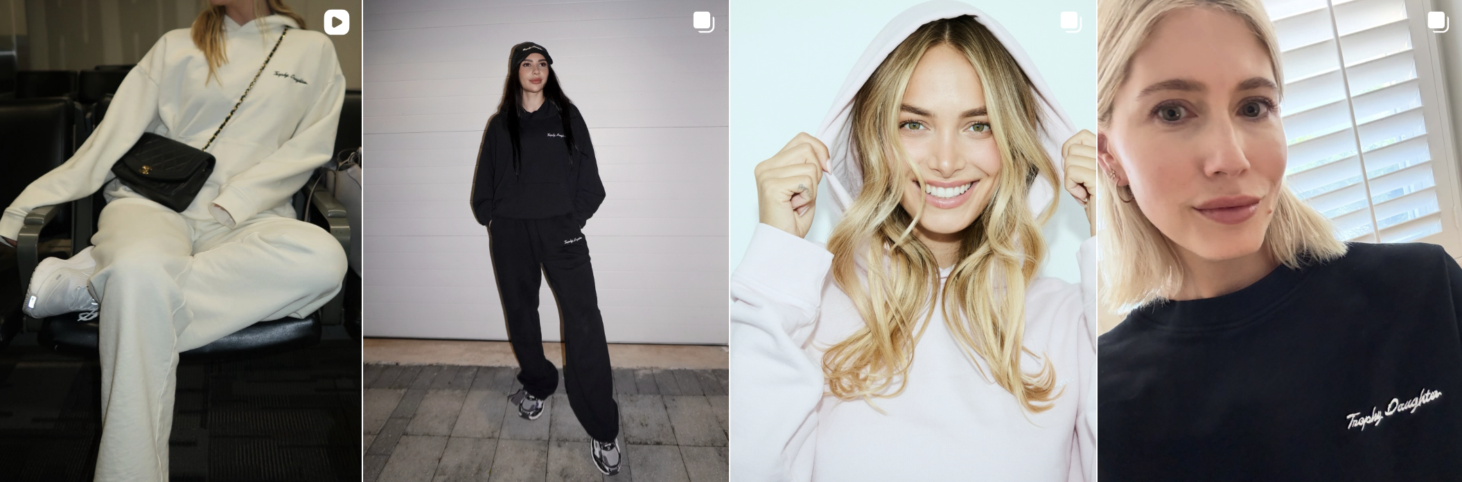 Influencer post from an Amra & Elma campaign